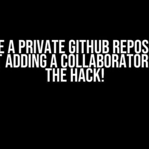 Share a Private GitHub Repository Without Adding a Collaborator? Here’s the Hack!